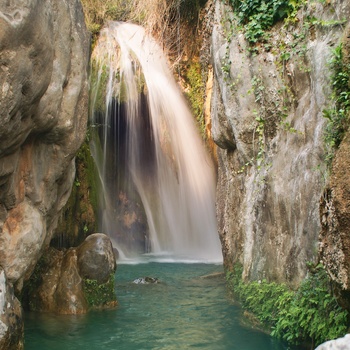 Vandfaldet Les Fonts de l'Algar i Alicante