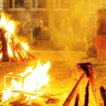 Sankt hans bål i Alicante 