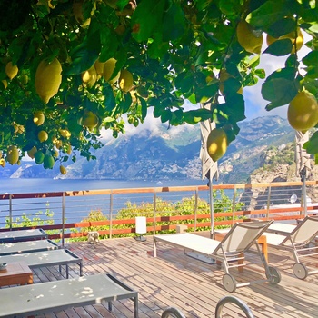 Hotel med udsigt i Positano på Amalfikysten - Italien