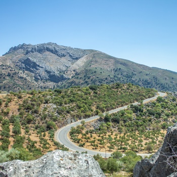 Udsigt fra Cueva de la Pileta