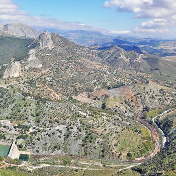 El Chorro Nationalpark - udsigt, Andalusien