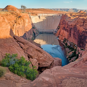 Glen Canyon dæmningen i Arizona, USA