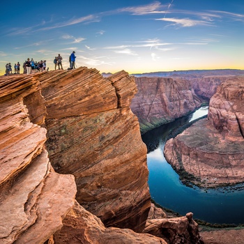 Horseshoe Bend, Coloradofloden i Arizona, USA