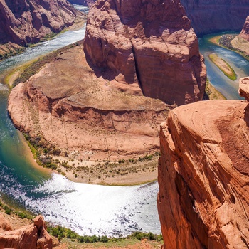 Horseshoe Bend, Coloradofloden i Arizona, USA