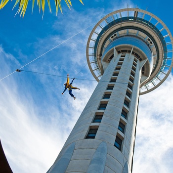 Sky Jump fra Sky Tower i Auckland - New Zealand