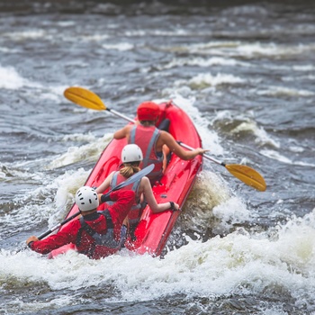 Rafting på Nymboida River i New South Wales - Australien