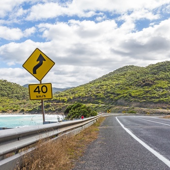 En del af Great Ocean Road i Victoria - Australien