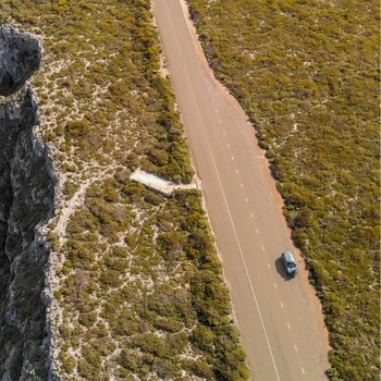 Kystvej i Flinders Chase nationalpark 