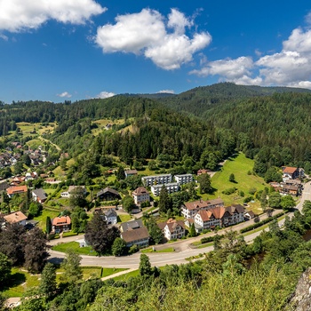 Byen Baiersbronn i Schwarzwald