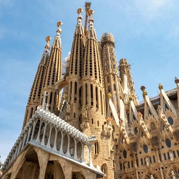 Gaudi´s mesterværk - La Sagrada Familia katedralen midt i Barcelona