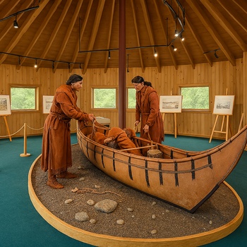 Beothuk Interpretation Centre - Newfoundland -  AI-generet billede 2026