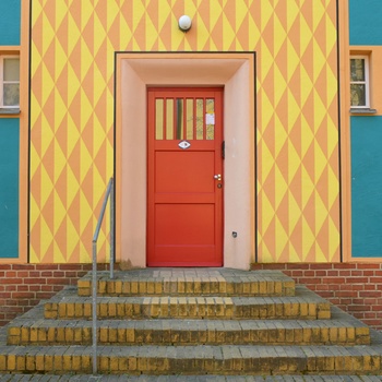 Farverige Falkenberg - en del af Berlin Modernism Housing Estates - Tyskland