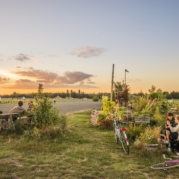 Tempelhofer Feld i Berlin - © VisitBerlin - Foto; Dagmar Schwelle