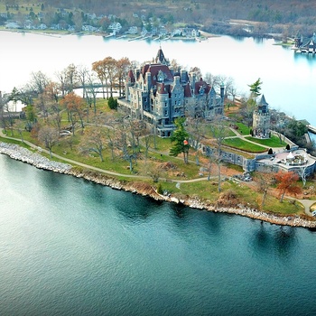 Boldt Castle fra oven