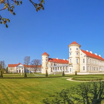 Rheinsberg slottet, Brandenburg, Tyskland