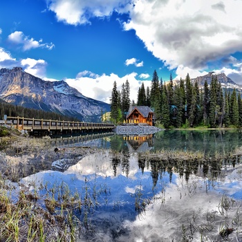 Emerald Lake i British Colombia, Canada