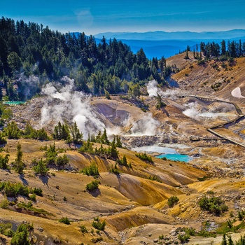 Lassen Volcanic National Park i Californien