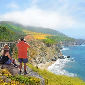 Highway 1, imponerende kystrute i Californien, USA