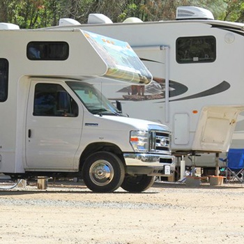 Campingpladsen Santa Margarita KOA, Californien i USA