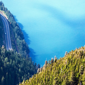 Highway 99 eller Sea to Sky Highway i det vestlige Canada