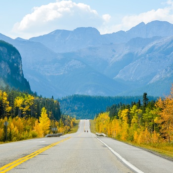 På motorcykel gennem de canadiske Rockies