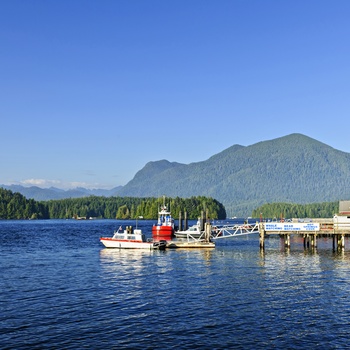 Fiskerbyen Tofino på Vancouver Island, Canada