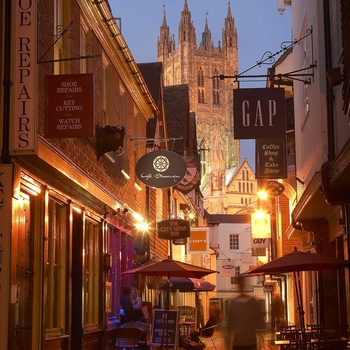 Canterbury by night