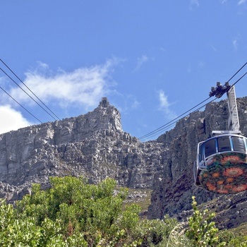 Kabelbane til toppen af taffelbjerget i Cape Town, Sydafrika