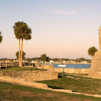 Castello de San Marcos i St. Augustine er den ældste fæstning i USA - Florida