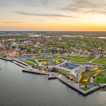 Castello de San Marcos i St. Augustine er den ældste fæstning i USA - Florida