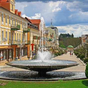 Centrum af spa-byen Frantiskovy Lazne