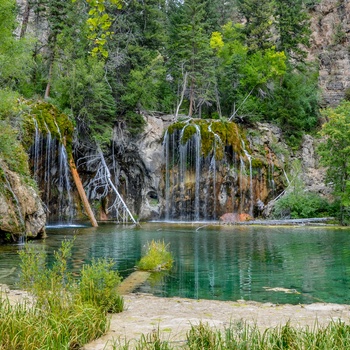 Hanging Lake i White River National Forest, Colorado i USA