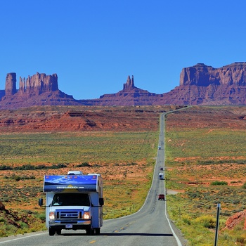 Cruise America Motorhome, Monument Valley i USA