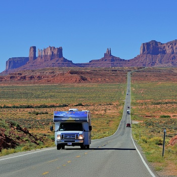 Cruise America Motorhome, Monument Valley i USA