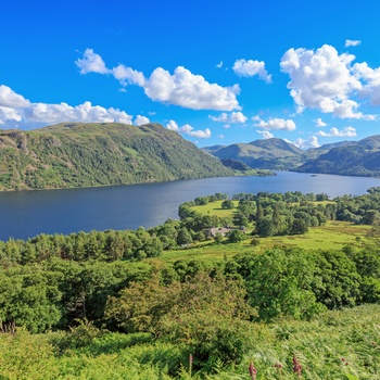 Ullswater Lake i Lake District, Cumbria i England