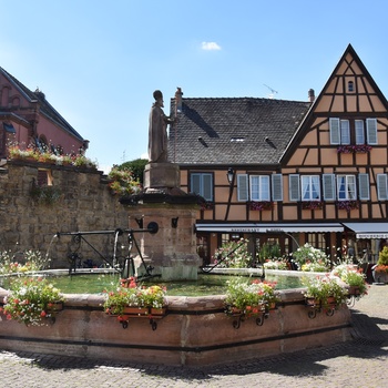Hyggelig by i Alsace, Frankrig