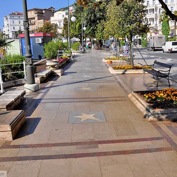 Opatija's Walk of Fame i Opatija, Kroatien