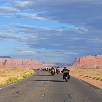 MC Route 66 og Arizona - mc kørsel gennem Monument Valley