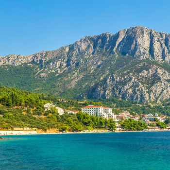 Kyststrækningen langs Makarska Riviera, Dalmatien i Kroatien