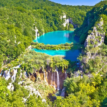 Plitvice Nationalpark i Dalmatien, Kroatien