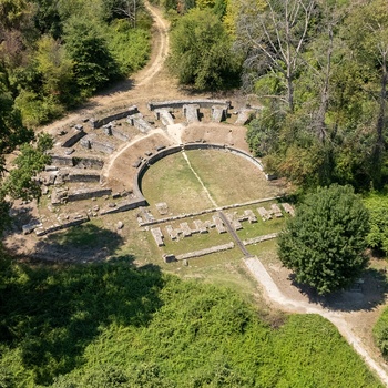 Den arkæologiske park i byen Dion - Grækenland