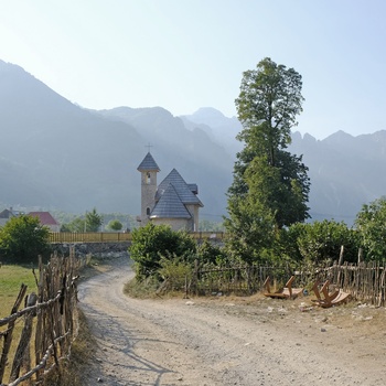 Den katolske kirke i Theth - Albanien