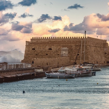 Den venetianske fæstning Koules i Heraklion - Grækenland