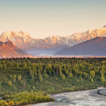 Mt Mckinley i Denali Nationalpark