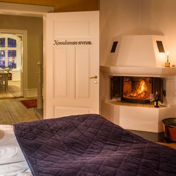 Det Lille Hotel i Risør, Norge- værelse i Konsultatet