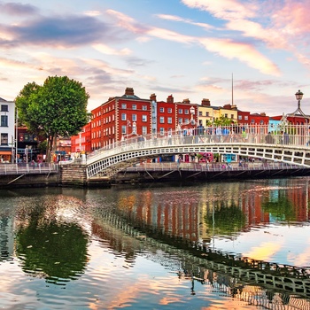 Broen Ha´Penny Bridge i Dublin, Irland