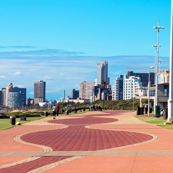 Strandpromenaden i Durban, Sydafrika