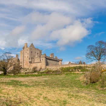 Craigmillar Castle tæt på Edinburgh, Skotland
