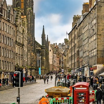 The Royal Mile i Edinburgh, Skotland