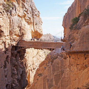 El Caminito del Rey eller The King's Little Path - en vandretur i kløften El Chorro - Andalusien